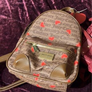 Juicy Couture Heart Backpack - New Women | Color: Beige